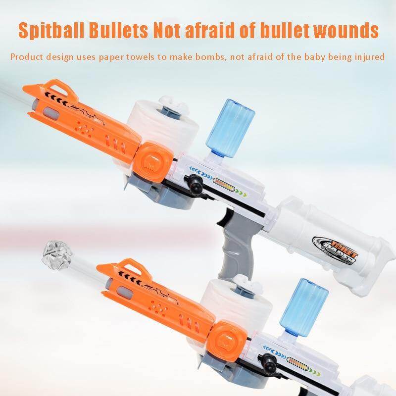 Wet Roll Paper Toy Shooting Gun - Image 2
