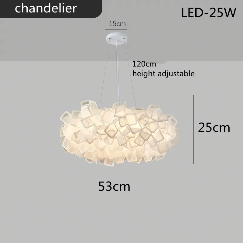White Flower LED Multi-Mode Dimming Home Ceiling Lamp - Image 12