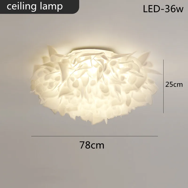 White Flower LED Multi-Mode Dimming Home Ceiling Lamp - Image 8