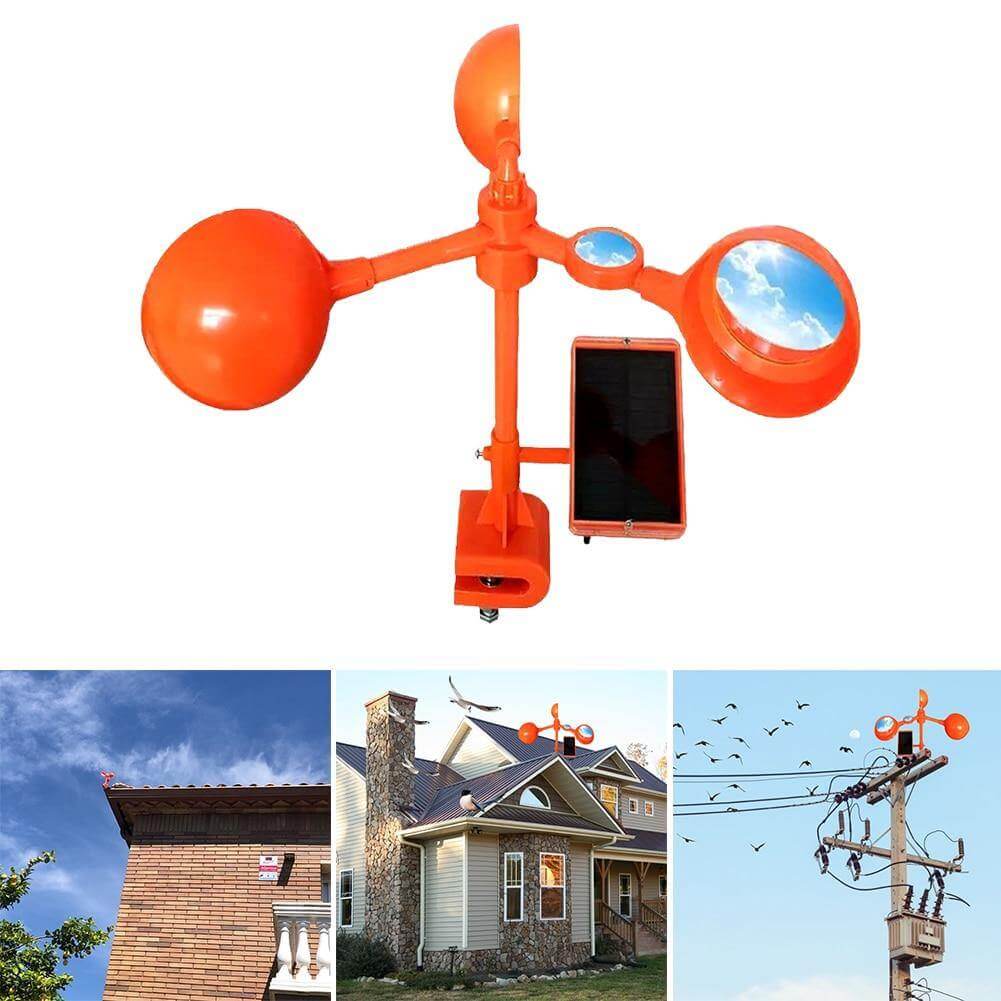 Wind Power Rotating Solar Animal Repeller - Image 7