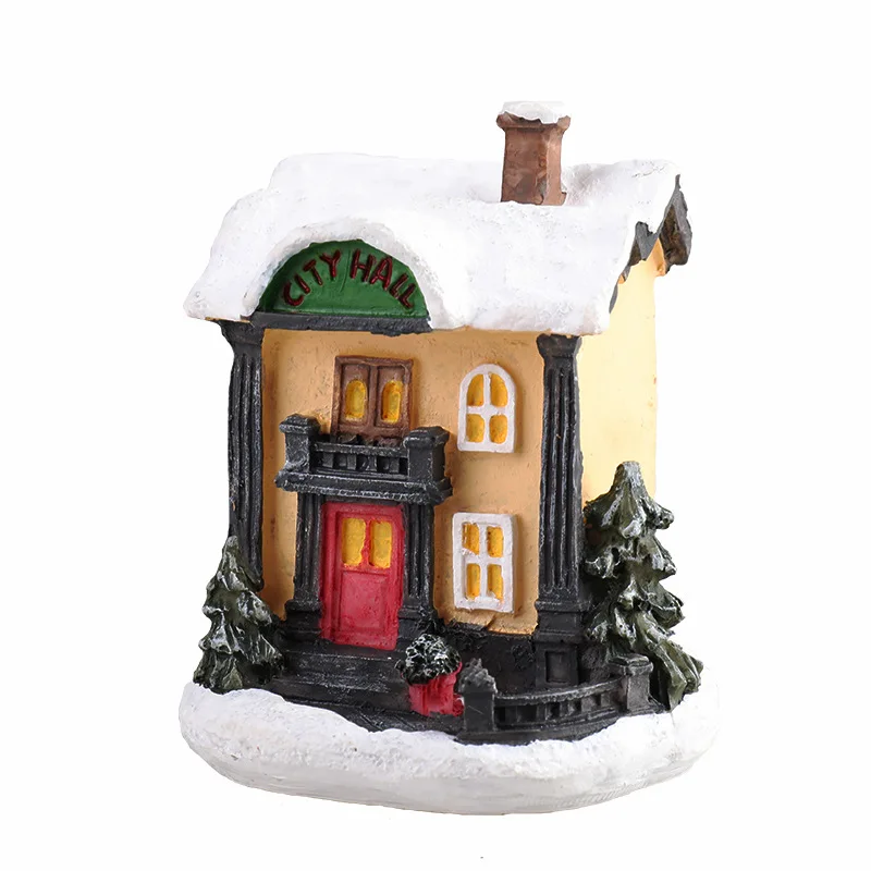 Winter Dreams LED Christmas House Figurines - Image 8