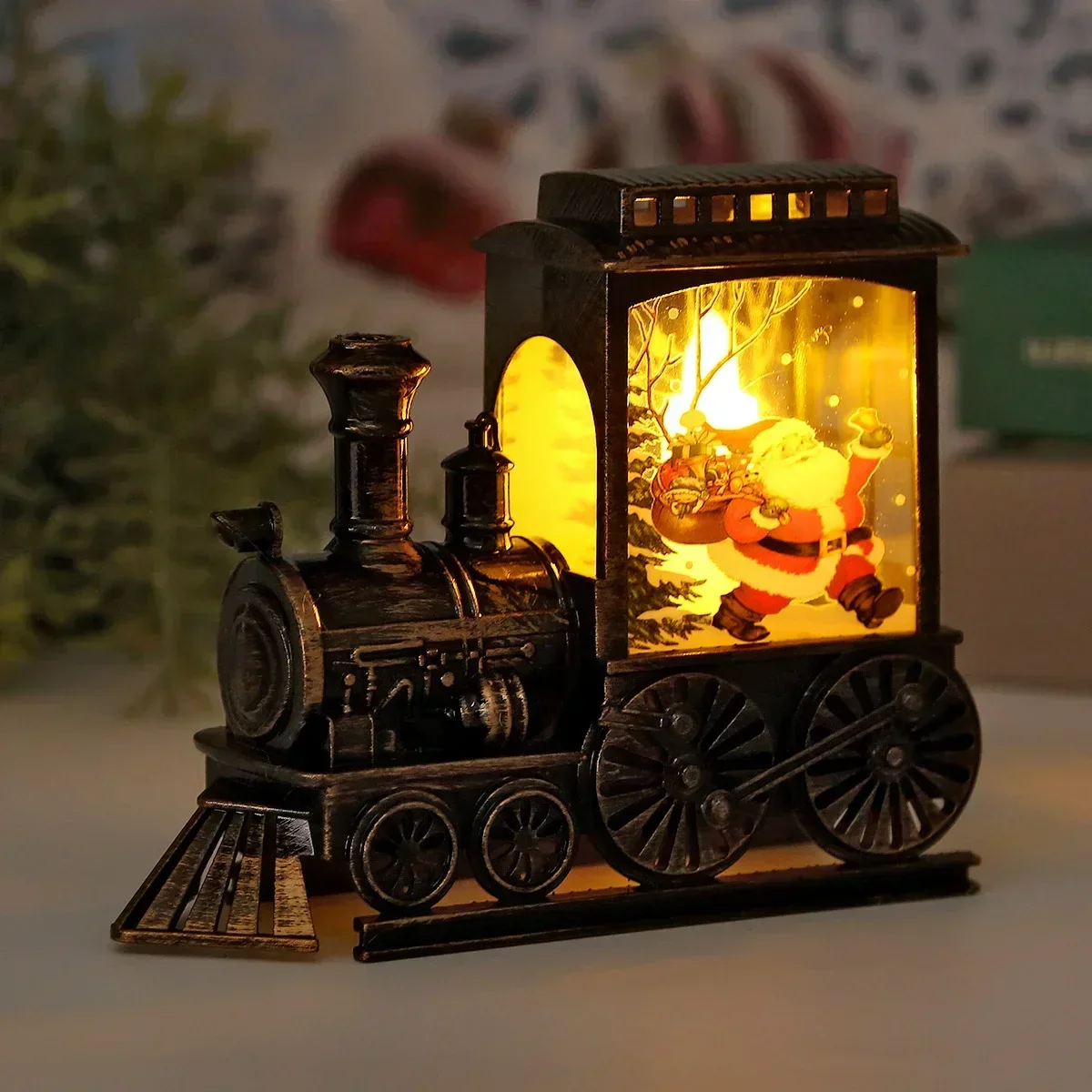 Winter Express Train LED Night Lamp - Image 3
