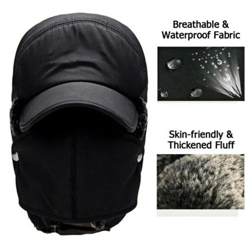 Winter Full Face Cover Warm Hat - Image 3