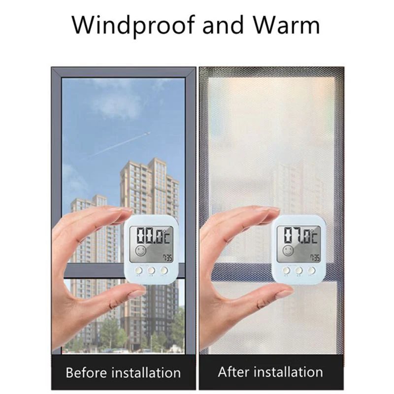 Winter Wrap Double Layer Windproof Self-Adhesive Zipper Film - Image 3