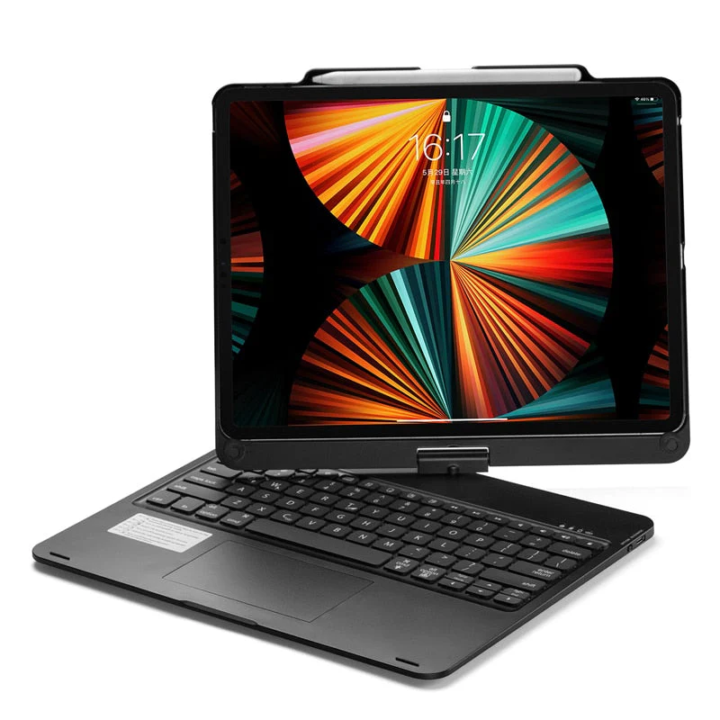 Wireless Backlit Keyboard iPad Holder Case - Image 9