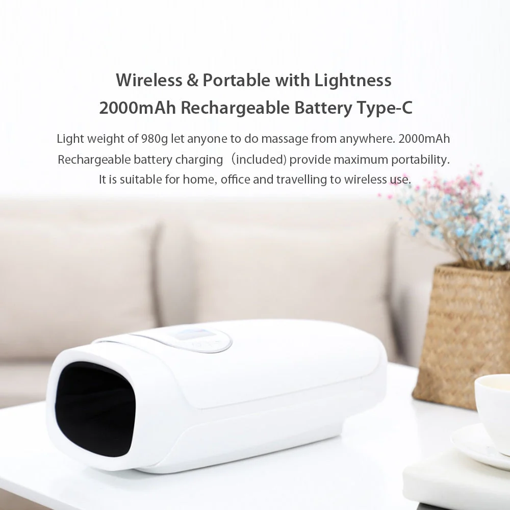 Wireless Electric Heat Compression Hand Massager - Image 7