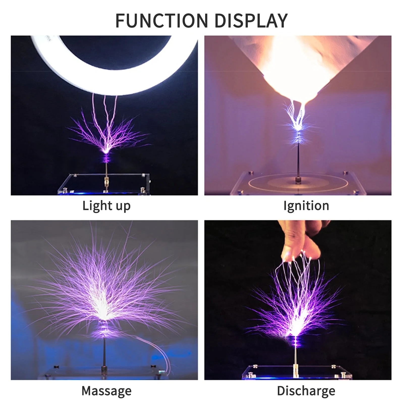 Wireless Tesla Coil High-Frequency Lighting Speaker - Image 5