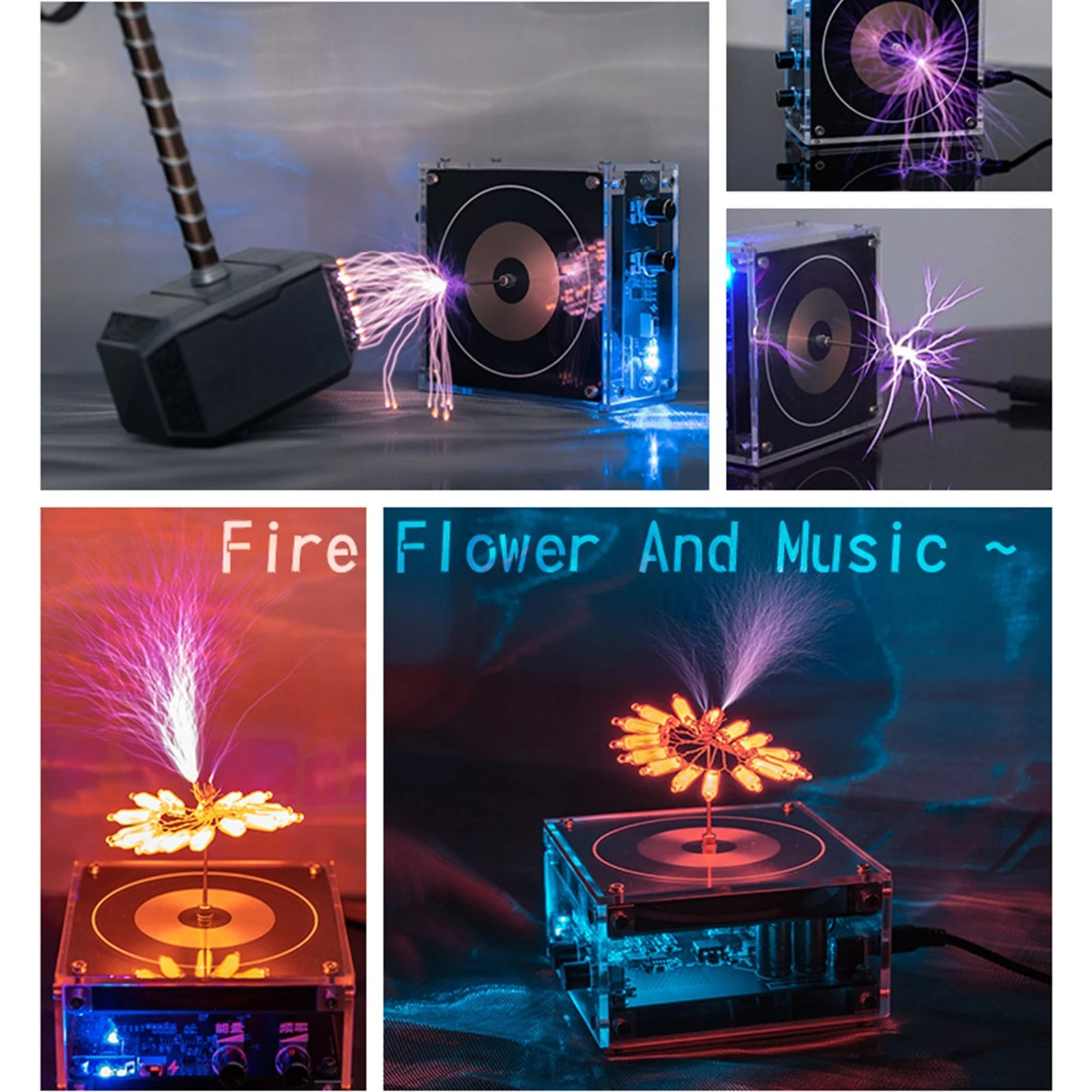 Wireless Tesla Coil High-Frequency Lighting Speaker - Image 9