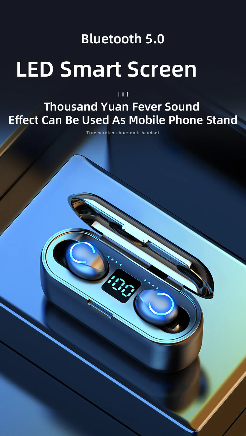 Wireless Ultimate Headset with 2000mAh Powerbank Case - Image 11