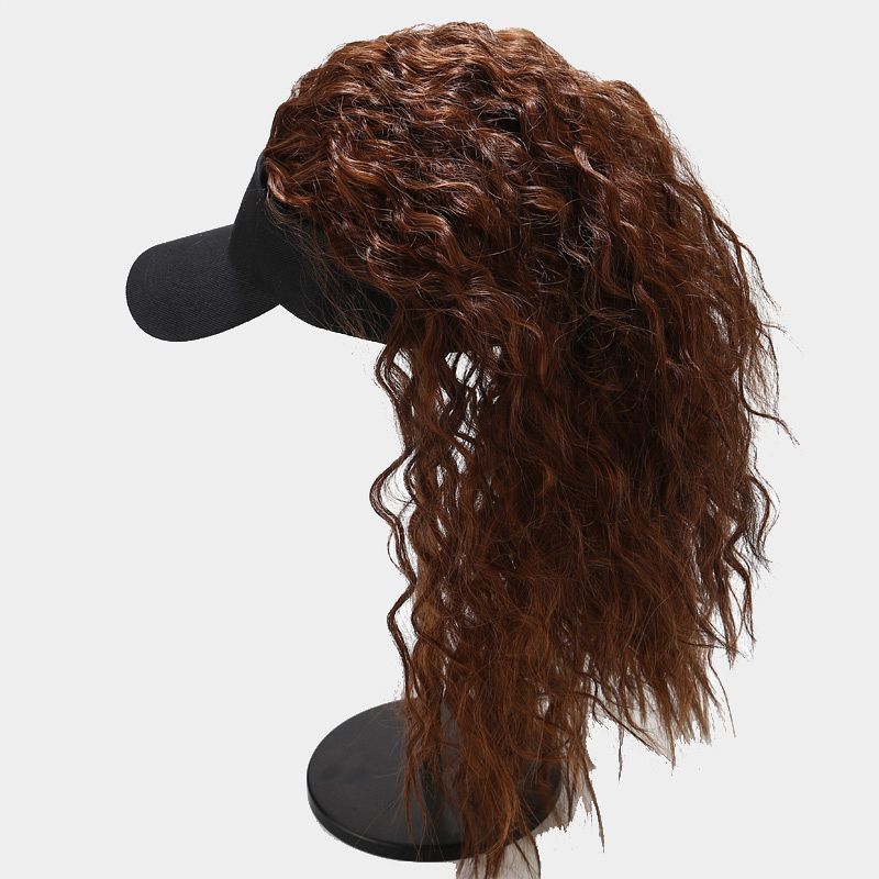 Women Artificial Hair Summer Baseball Cap - Image 4