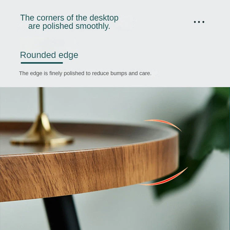 Wooden 2 Resting Coffee End Table Side Tables - Image 5