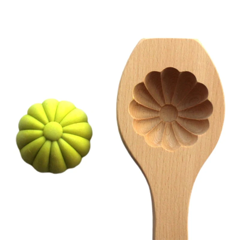 Wooden Moon Dumpling Maker Mold - Image 14