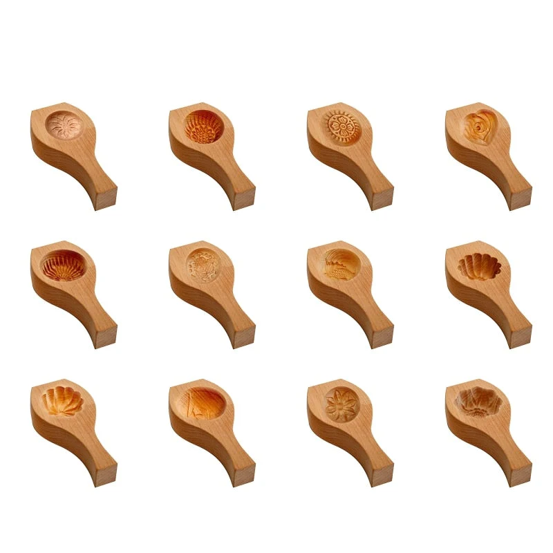 Wooden Moon Dumpling Maker Mold - Image 5