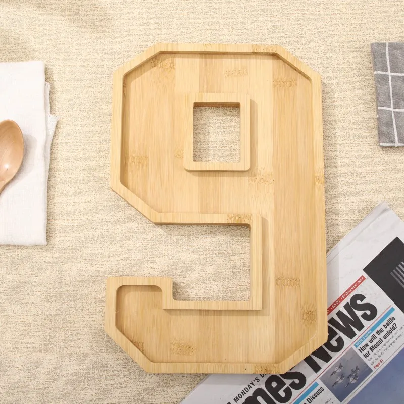 Wooden Numbers Serving Tray - Image 8