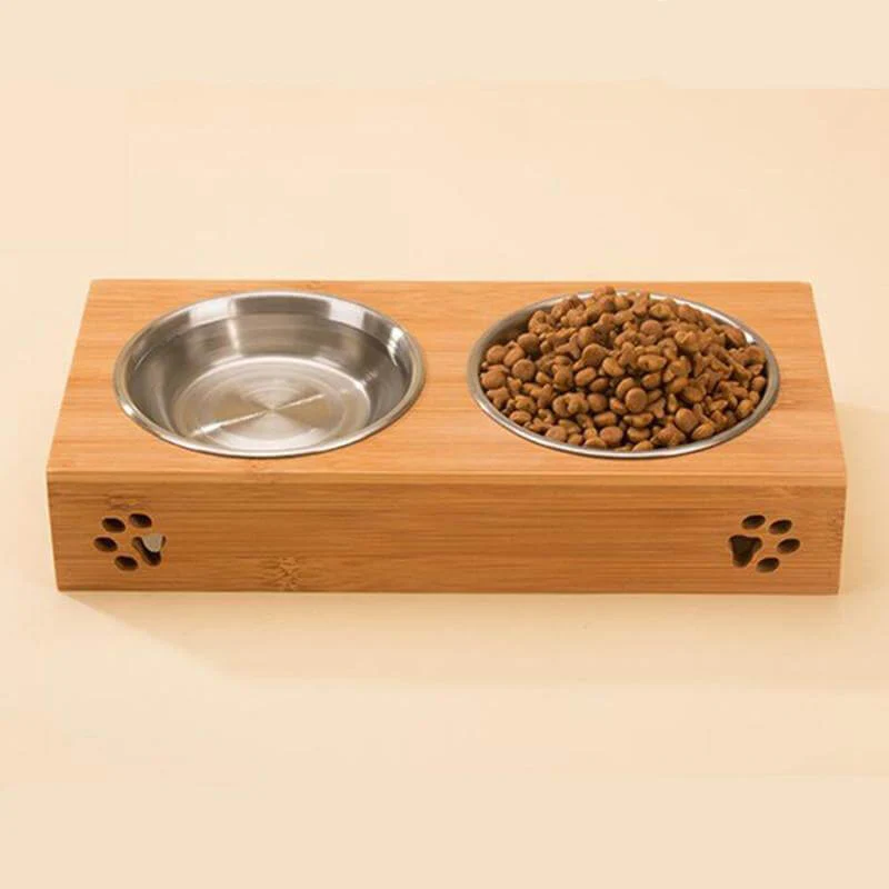 Wooden Pet Food Bowl - Image 3