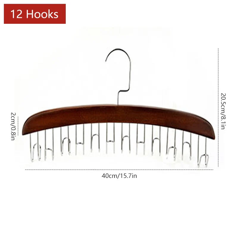 Wooden Space Saving Multi Organizer Hanger - Image 13