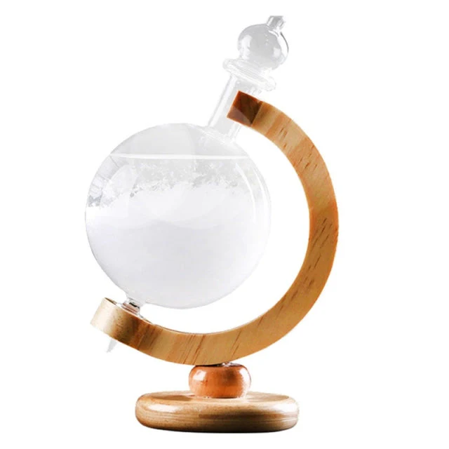Wooden Weather Forecast Crystal Glass - Image 9