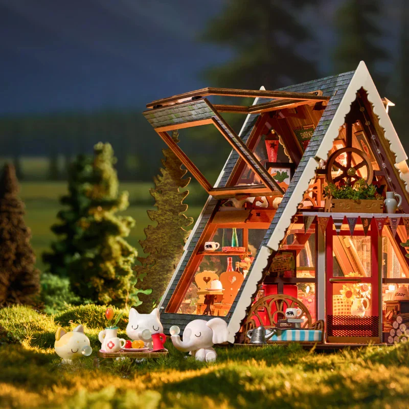 Woodland Dream Miniature Cabin DIY Craft Kit - Image 3