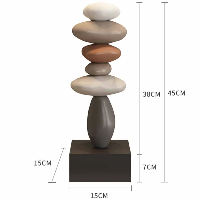 Zen Stone Stack Aesthetic Home Decor - Image 8